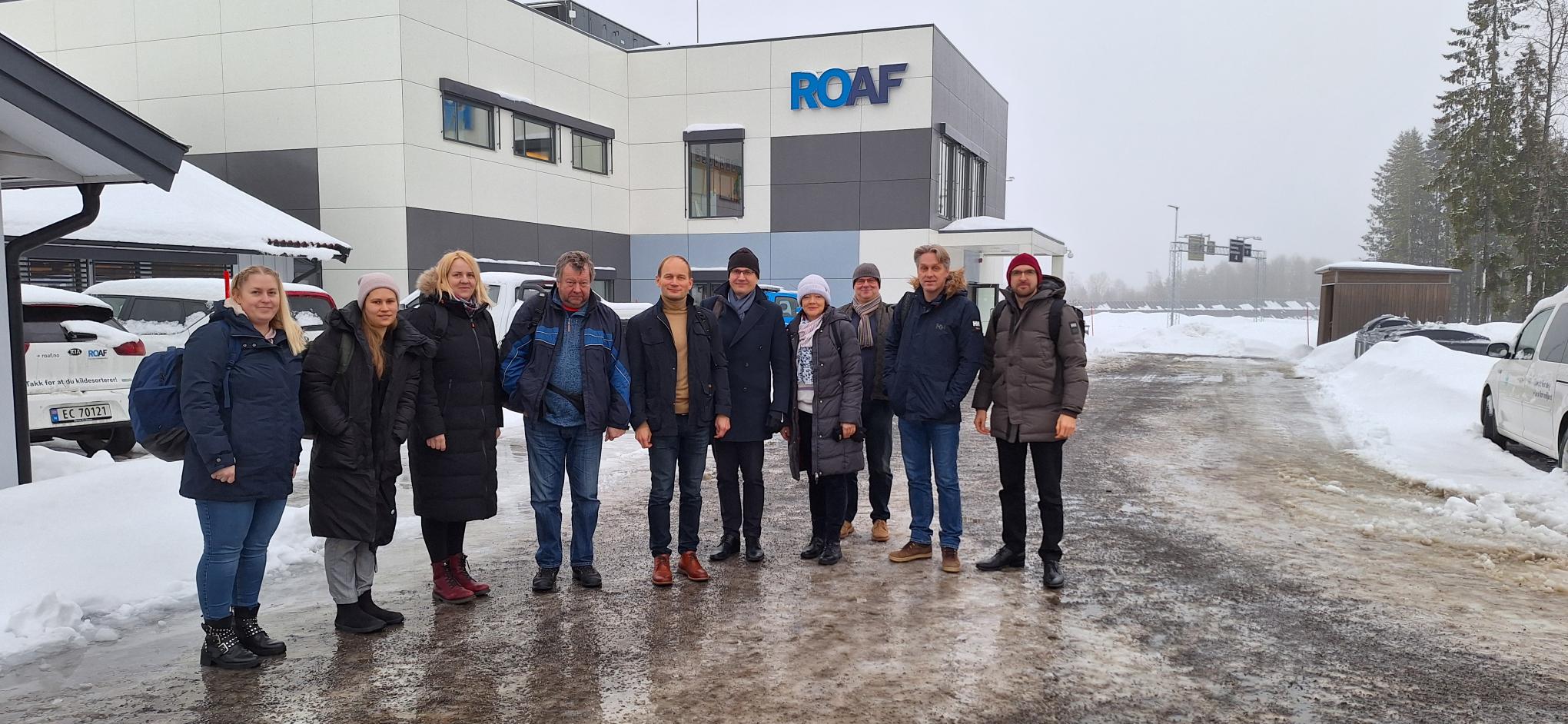 Tutvumine Norra jäätmete sorteerimistehasega ROAF